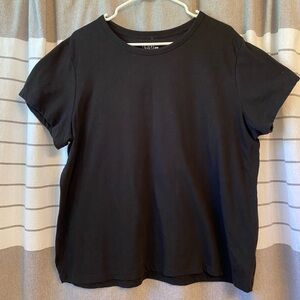 Time & Tru Black Tee